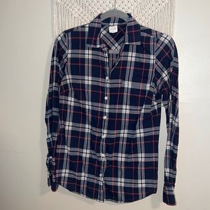 J. Crew the Perfect Shirt Plaid Button Down XS